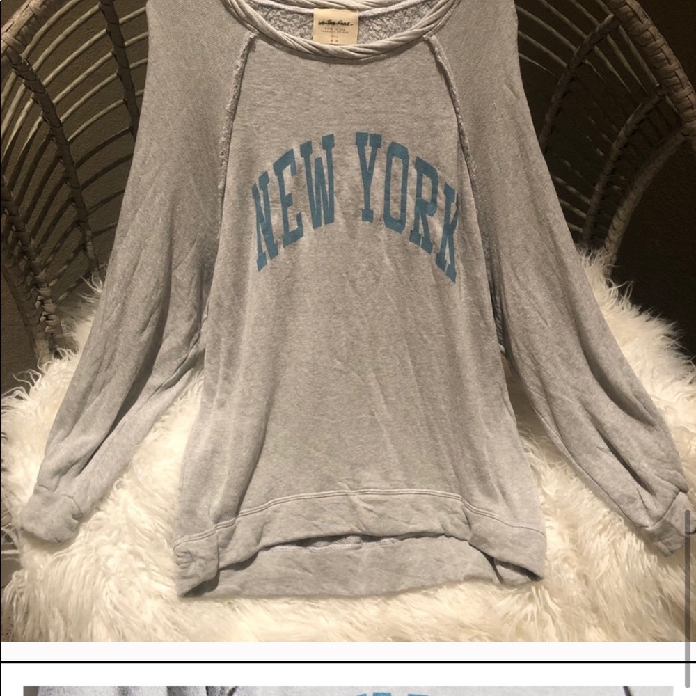 FREE PEOPLE Oversized NY City Sweatshirt worn once